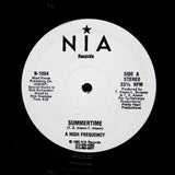 A HIGH FREQUENCY "Summertime" SOUL DISCO BOOGIE GRAIL REISSUE 12"