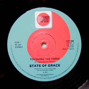 STATE OF GRACE "Touching The Times" SYNTH BOOGIE FUNK REISSUE 12"