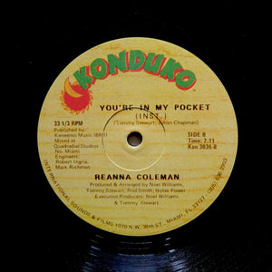 REANNA COLEMAN "You're In My Pocket" PRIVATE BOOGIE FUNK REISSUE 12"