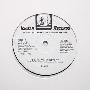 SLAVE "I Like Your Style / Juicy O" PROMO SYNTH BOOGIE FUNK 12"