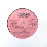 ZURI – Not Tonight - PRIVATE PRESS SYNTH FUNK BOOGIE 12"