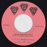 DWIGHT SYKES & L.U.S.T. PRODUCTIONS "If You Want My Love" PPU-069 7"