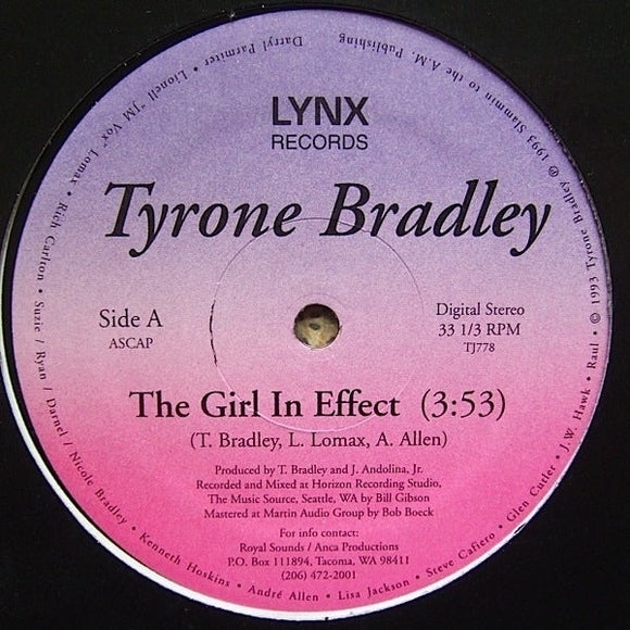 TYRONE BRADLEY 
