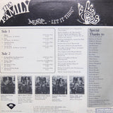 THE FAMILY "Music - Let It Thru" LITTLE CITY DC MODERN SOUL DISCO FUNK LP