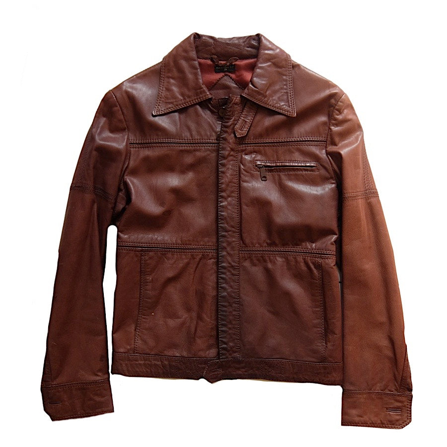 Vintage real leather jacket - 5