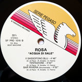 Rosa "Acqua Di Sale" BALEARIC ITALO SYNTH FUNK BOOGIE TROPICAL SOUL LP