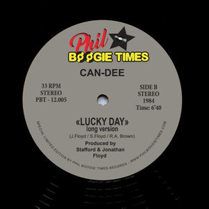CAN-DEE "Lucky Day" MODERN SOUL BOOGIE FUNK REISSUE 12"
