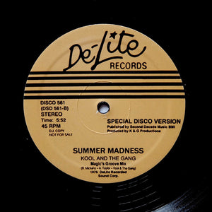 KOOL & THE GANG "Summer Madness" COSMIC DISCO FUNK REISSUE 12"