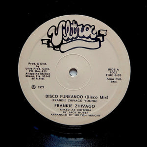 FRANKIE ZHIVAGO "Disco Funkanoo" COSMIC DISCO SPACE FUNK REISSUE 12"