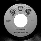 PSYCHIC MIRRORS "Island Girl / Shock Treatment" PPU AMNISIA MIAMI BOOGIE FUNK 7"