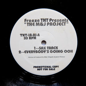 The M&J Project "Sax Track" ESSENTIAL 90s DEEP HOUSE GARAGE 12" TEST PRESS