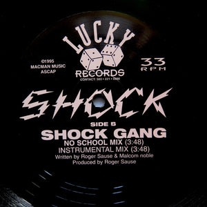 SHOCK "Shock Gang" RARE LUCKY WEST COAST G-FUNK BOOGIE RAP 12"