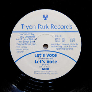 NURI "Let's Vote" MODERN SOUL DISCO FUNK BOOGIE 12"