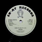 DEZIGN "How To Do It" EN-AY 1984 SYNTH FUNK BOOGIE REISSUE 12"