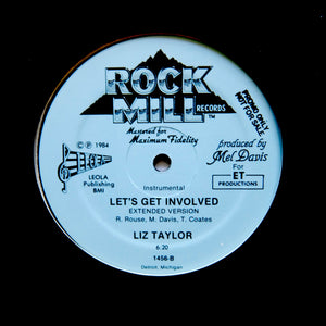 Liz Taylor "Let's Get Involved" PRIVATE ELECTRO BOOGIE FUNK 12"