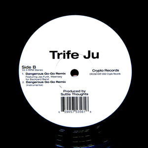 TRIFE JU "First Night / Dangerous"RARE UNKNOWN DC GO-GO modern funk 12"