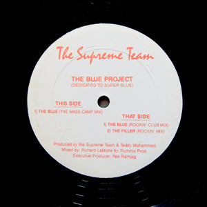 SUPREME TEAM "The Blue Project" RARE PRIVATE PRESS DIGI SOCA RAPSO HOUSE 12"