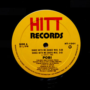 POBI "Dance With Me" RARE DANCE CLASSIC SYNTH DISCO FREESTYLE 12"