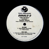 Donald O "I'm Ready (Remixes)" RARE TEST PRESSING DEEP HOUSE 12"