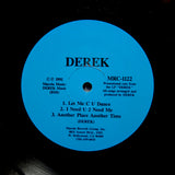 DEREK "Let Me C U Dance" MEGA RARE SYNTH BOOGIE STREET SOUL 12"