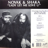 Novak & Shaka "Lady Let Me Love You" PRIVATE SYNTH SOUL R&B RAGGA BOOGIE 12"