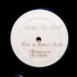 RICE + BEANS ORCH "What's The Beef" UNRELEASED BOOGIE FUNK TEST PRESS 12"