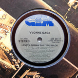 YVONNE GAGE "Love's Gonna Pay You Back" MODERN SOUL BOOGIE 12"