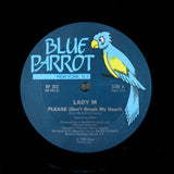 Lady M "Please Don't Break My Heart" 1983 SYNTH FUNK BOOGIE 12"