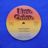 SYLVIA STRIPLIN "Keep Pushing" MODERN SOUL DISCO FUNK REISSUE BLUE 12"