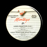 Steve Green "Video Reaction" 80s VOCODER SLEEZE BOOGIE FUNK 12"