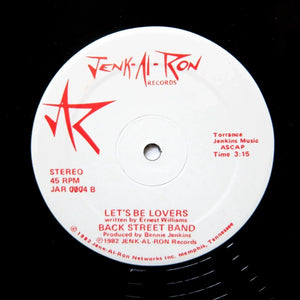 BACK STREET BAND "Shake / Let's Be Lovers" PRIVATE BOOGIE FUNK REISSUE 12"