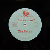 MARY STEVENS "Find Your Love" PRIVATE PRESS MODERN SOUL BOOGIE FUNK 12"