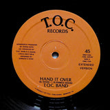 T.O.C. BAND "Hand It Over" RARE PRIVATE BOOGIE FUNK REISSUE 12"