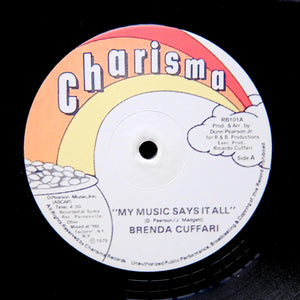 BRENDA CUFFARI "My Music Says It All" PROMO MODERN SOUL DISCO REISSUE 12"