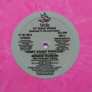 RONNIE HUDSON "West Coast Poplock" RARE SYNTH BOOGIE FUNK REISSUE 12" PINK