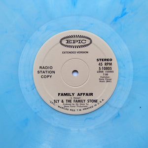 SLY & THE FAMILY STONE "Family Affair" RARE SOUL FUNK REISSUE 12" COLOR