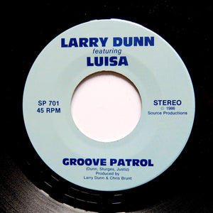 LARRY DUNN "Groove Patrol" PRIVATE MODERN SOUL BOOGIE FUNK 7"