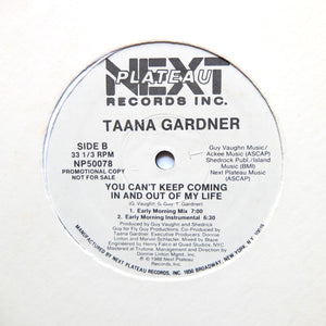 TAANA GARDNER "In And Out Of My Life" PROMO SYNTH BOOGIE FUNK 12"