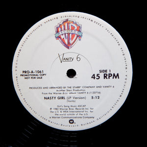 VANITY 6 "Nasty Girl" CLASSIC 80s SYNTH BOOGIE FUNK REISSUE 12"