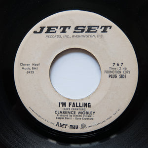 Clarence Mobley "I'm Falling" JET SET 60s SWEET SOUL FUNK 7"