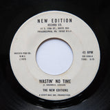 The New Editions "Wastin' No Time / Vargo" PRIVATE PRESS 1973 SOUL FUNK 7"