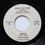 The New Editions "Wastin' No Time / Vargo" PRIVATE PRESS 1973 SOUL FUNK 7"