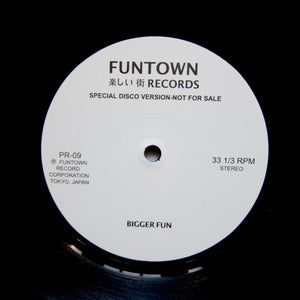 Funtown Records "Bigger Fun" PRIVATE COSMIC DISCO BOOGIE FUNK EDIT 12"