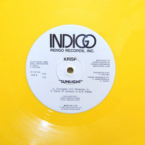 KRISP "Sunlight" PRIVATE BOOGIE FUNK MODERN SOUL REISSUE 12" YELLOW