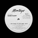 SANCTUARY "I Am Going To Love Him" COSMIC DISCO FUNK BOOGIE REISSUE 12"
