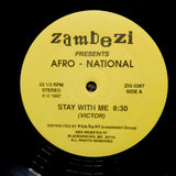AFRO-NATIONAL "Stay With Me" PRIVATE LOCAL ISLAND SYNTH ZAMBEZI 12"