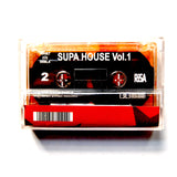 DJ CLEO, MBUSO, ODWA "Supa House Vol. 1" SOUTH AFRICA KWAITO HOUSE CASSETTE TAPE
