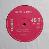 BACK IN TIME "Love Is What We Need" CLASSIC COSMIC DISCO FUNK 12"
