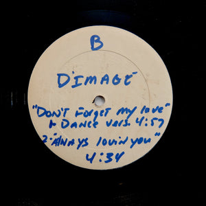 D' Image "Don't Forget My Love" RARE MODERN SOUL SLOW JAM R&B FUNK 12"