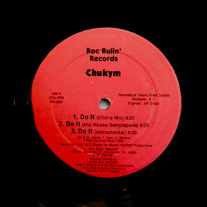 CHUKYM "Do It" PRIVATE PRESS FREESTYLE SYNTH FUNK HOUSE 12"